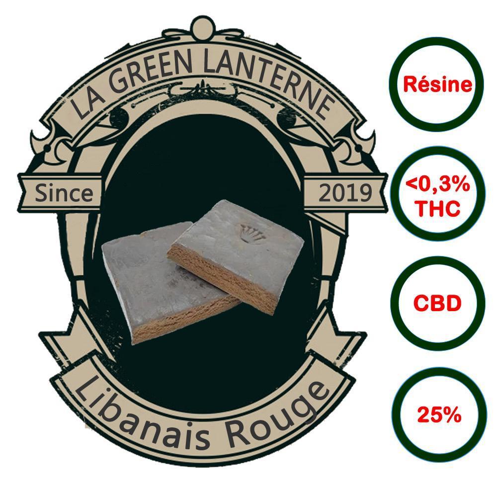 Résine Libanais Rouge cbd