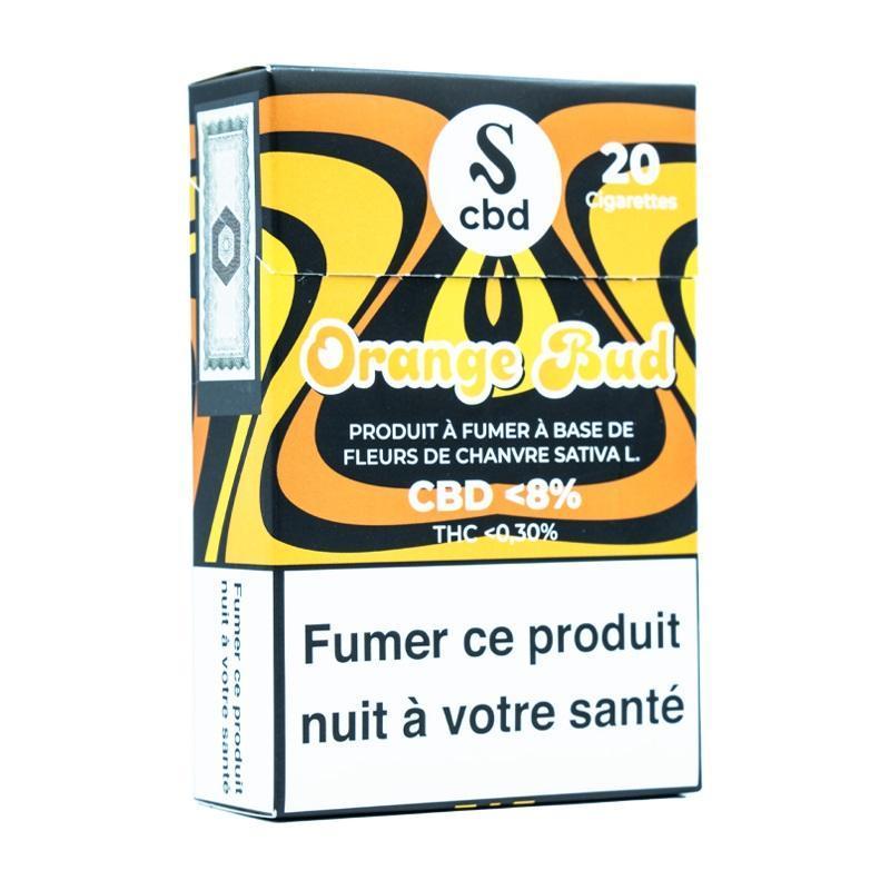 Cigarettes cbd Orange Bud Paquet de 20