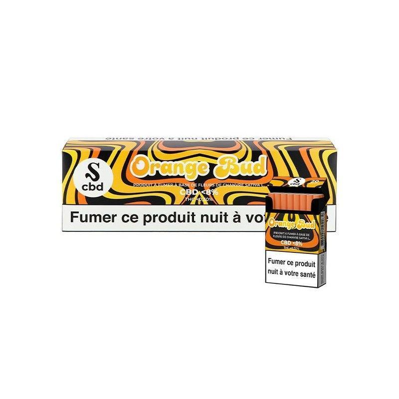 Cigarettes cbd Orange Bud Paquet de 20